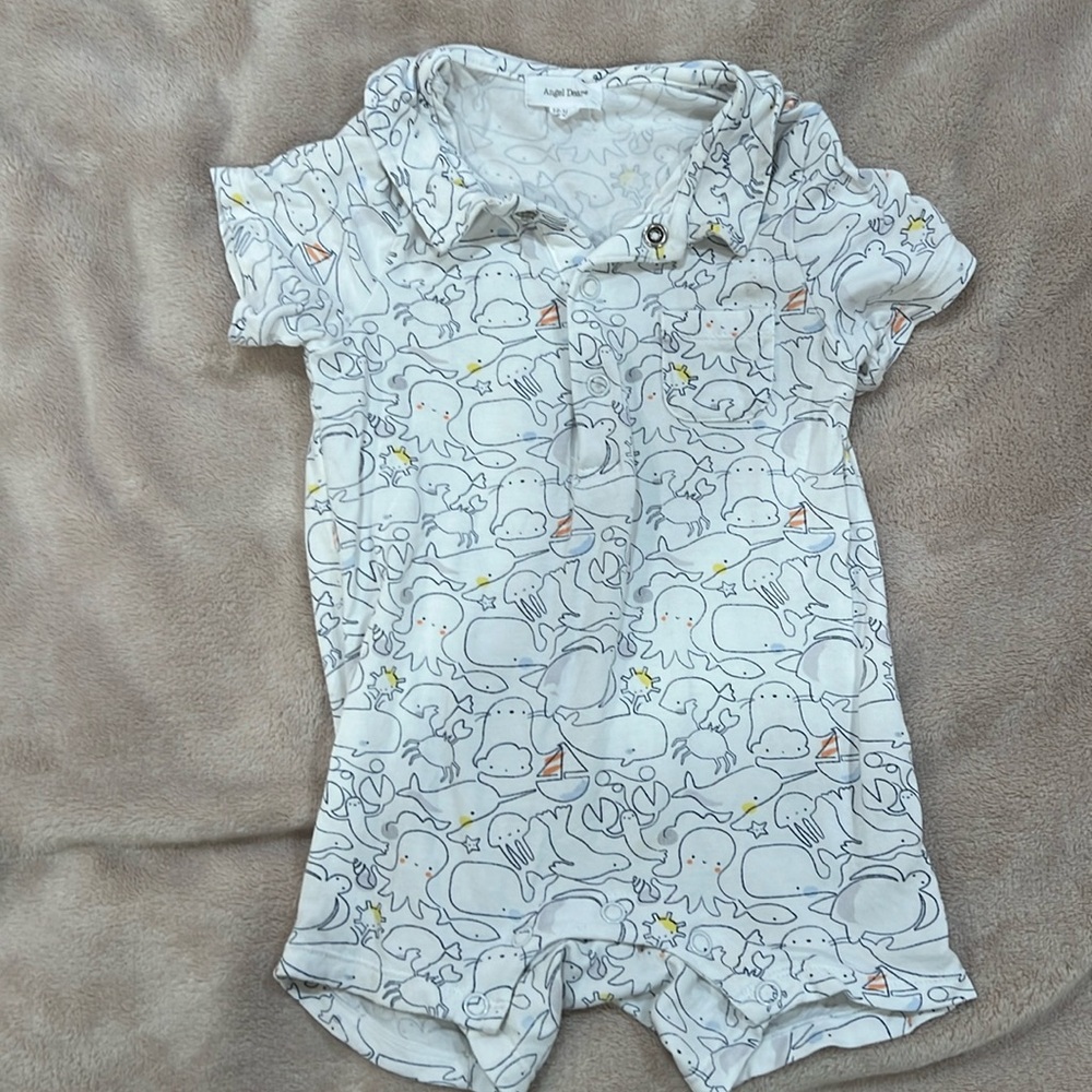 Angel Dear Sea Creature onesie 12-18 months